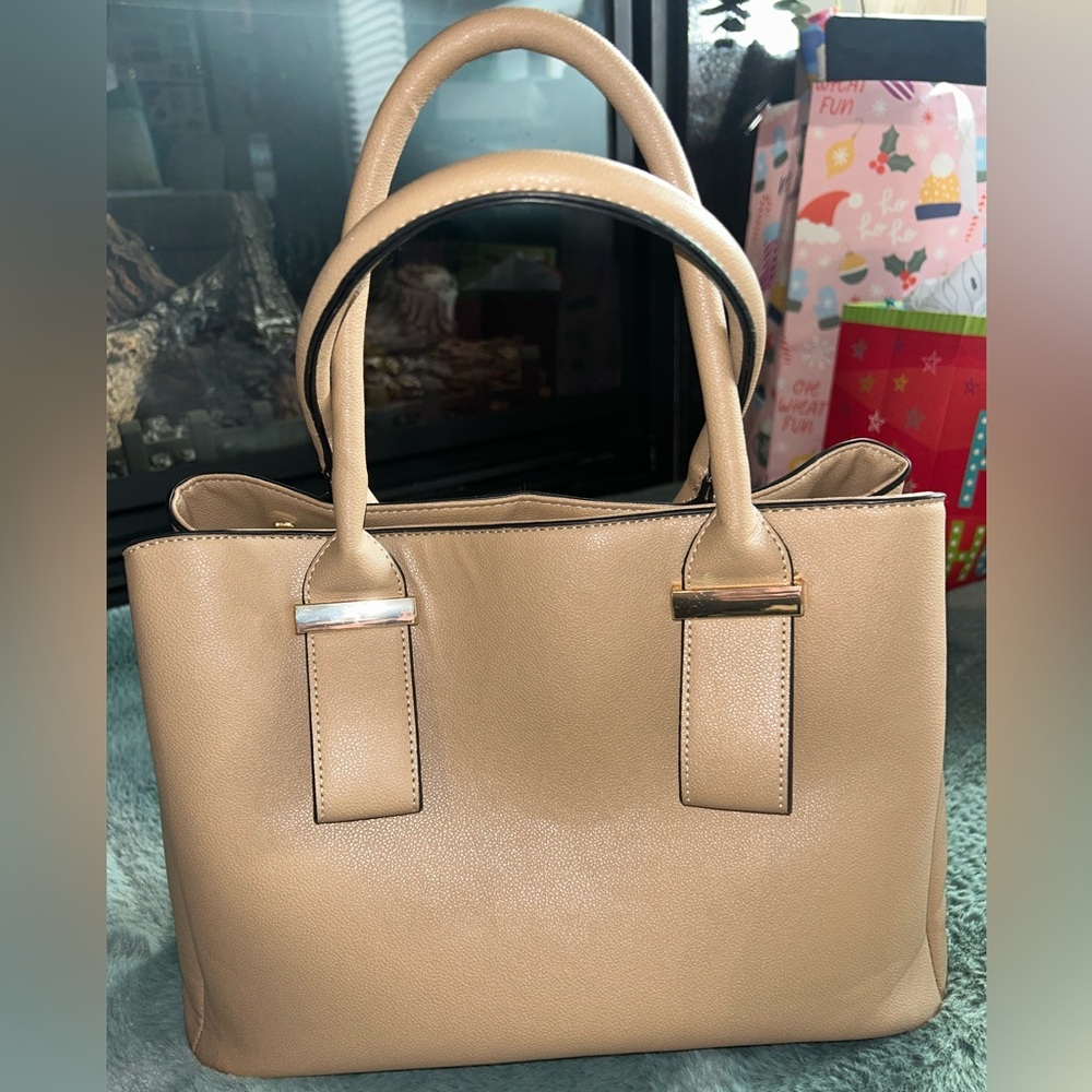 NWOT Tan Charming Charlie Handbag